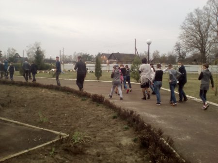 проведено навчання щодо дій на випадок пожежі